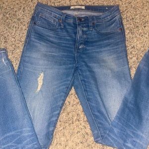 Madewell 9” High Rise Skinny Jean | Light Wash Size 26